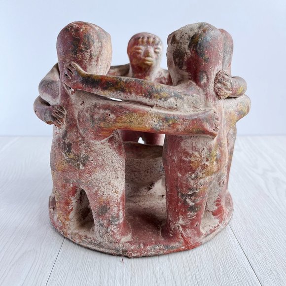 Accents | Vintage Circle Of Friends Pottery Aztec Mexican Mayan ...